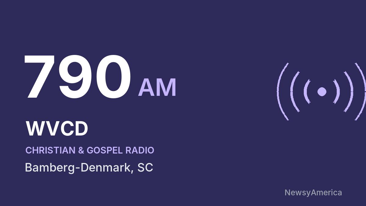 WVCD 790 AM – Bamberg-Denmark