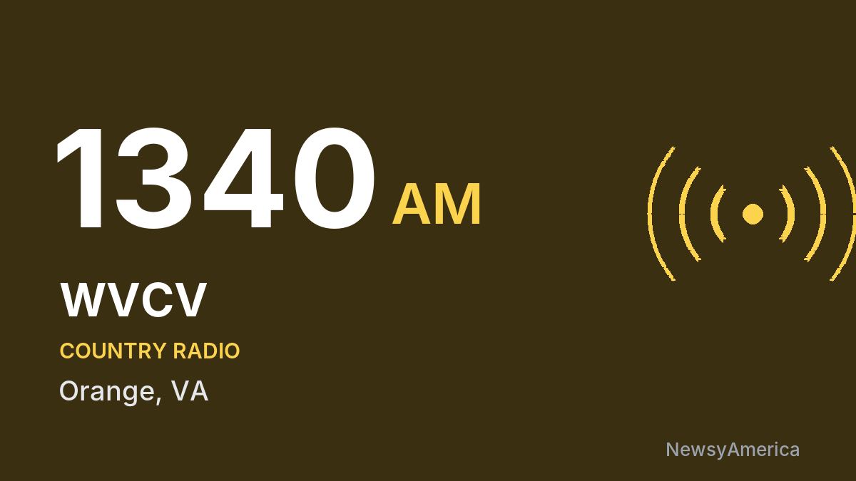 WVCV 1340 AM – Orange