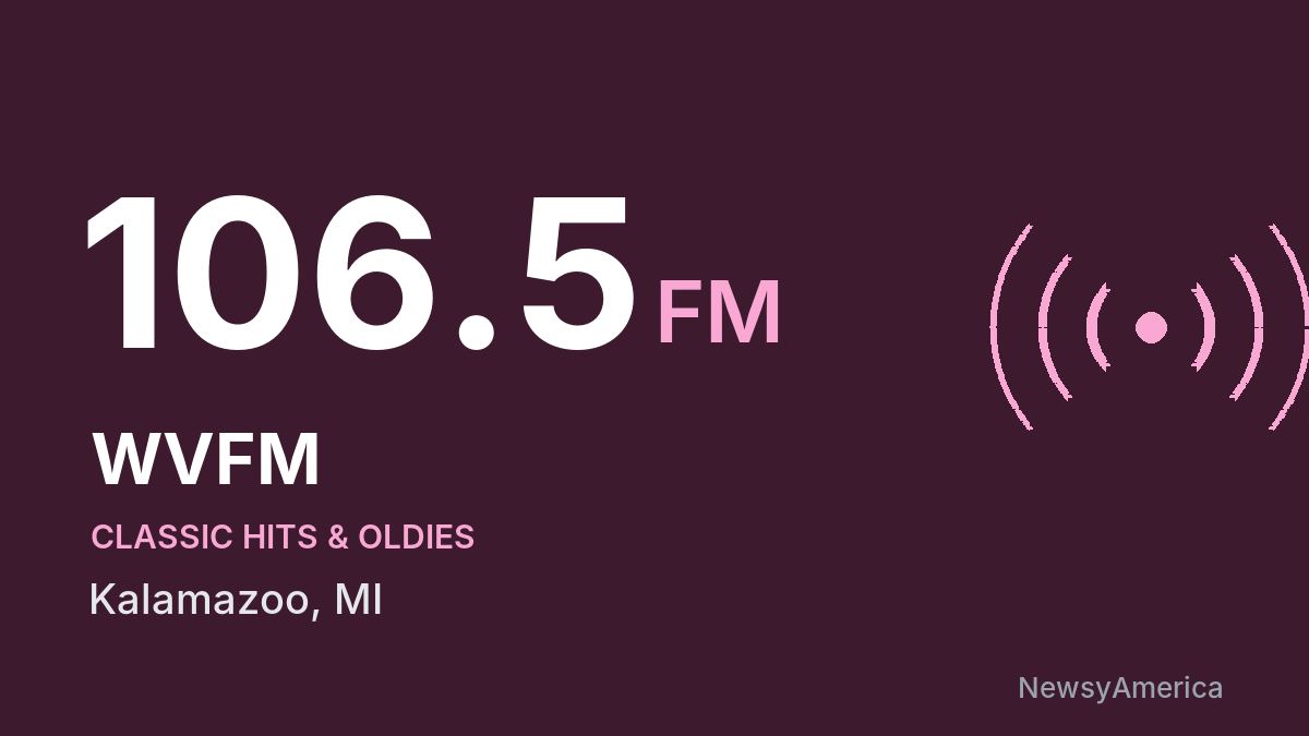 WVFM 106.5 FM – Kalamazoo