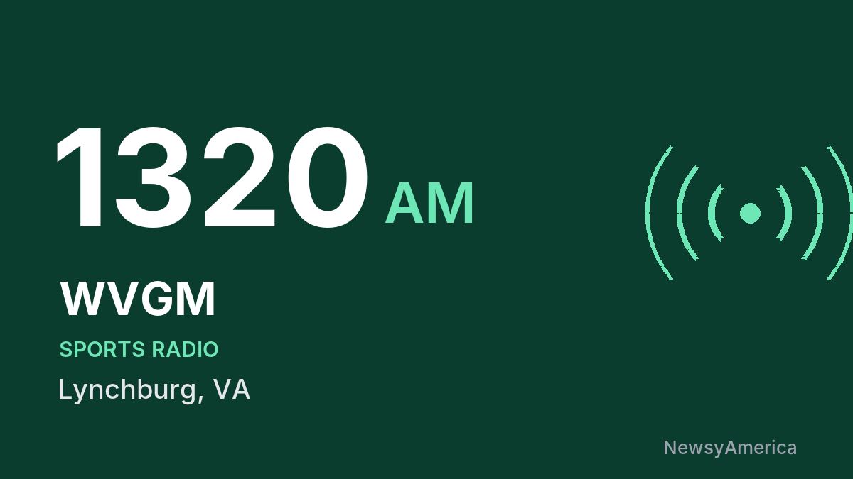 WVGM 1320 AM – Lynchburg