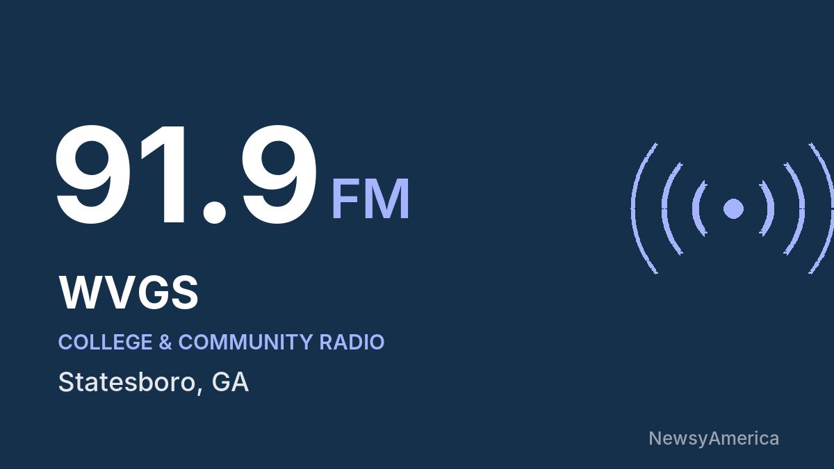WVGS 91.9 FM – Statesboro