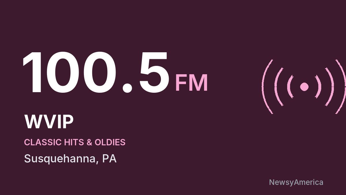 WVIP 100.5 FM – Susquehanna
