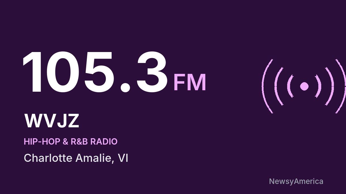 WVJZ 105.3 FM – Charlotte Amalie