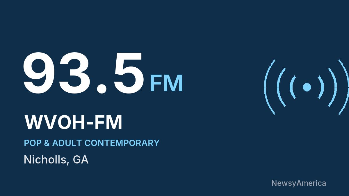 WVOH-FM 93.5 FM – Nicholls