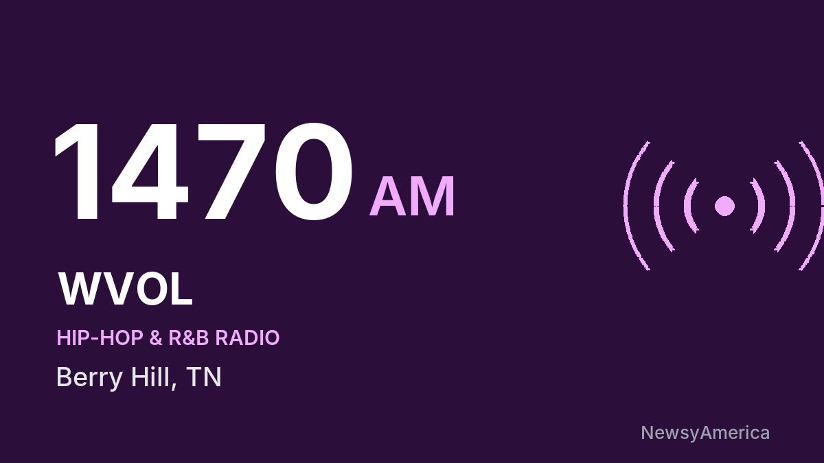 WVOL 1470 AM – Berry Hill