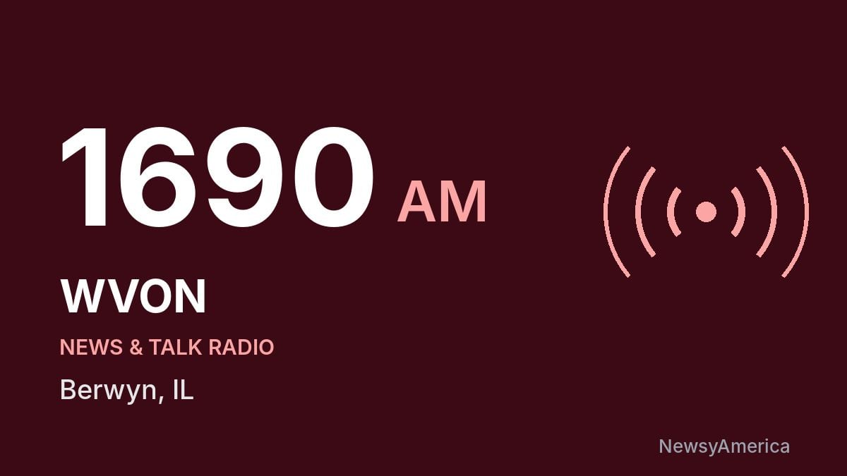 WVON 1690 AM – Berwyn