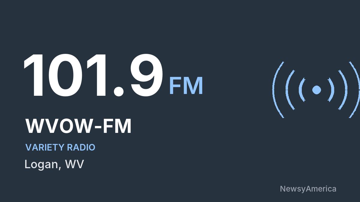 WVOW-FM 101.9 FM – Logan