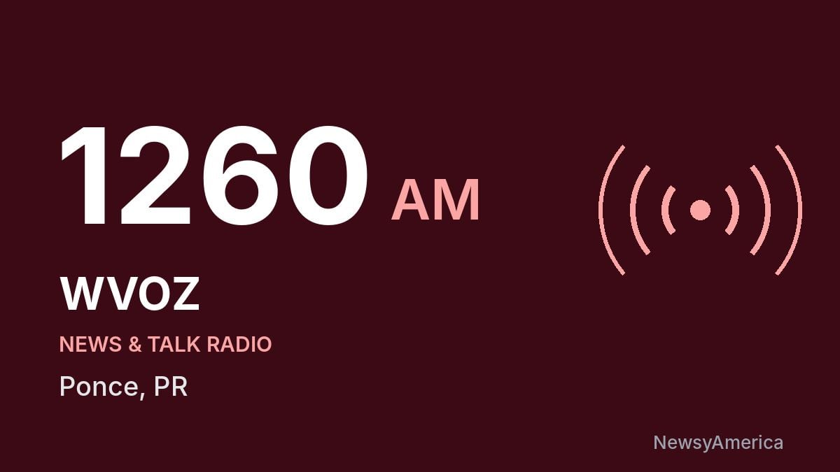 WVOZ 1260 AM – Ponce