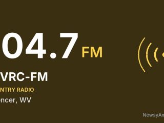 WVRC-FM 104.7 FM, Spencer, WV