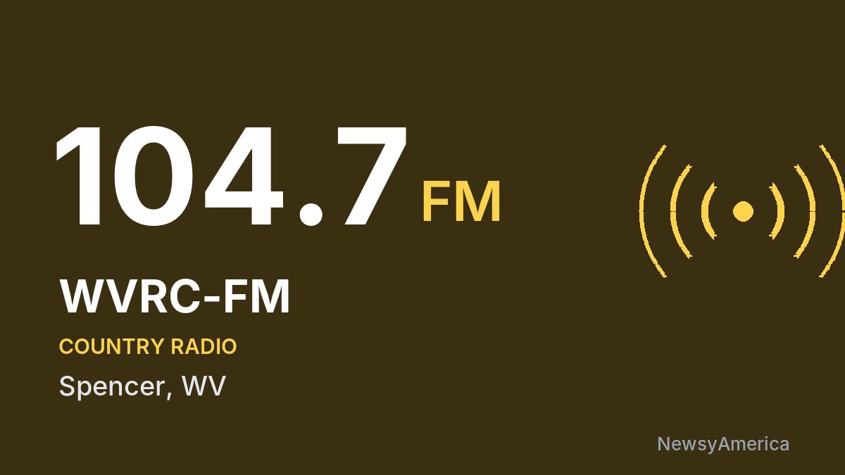 WVRC-FM 104.7 FM – Spencer