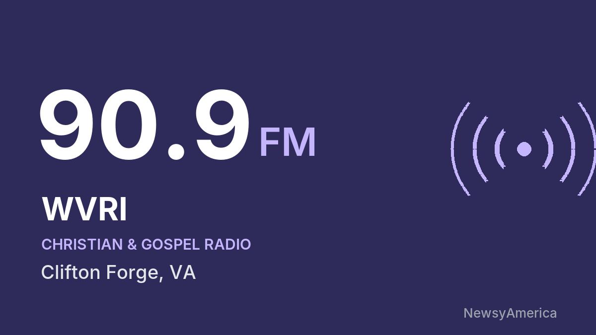 WVRI 90.9 FM – Clifton Forge