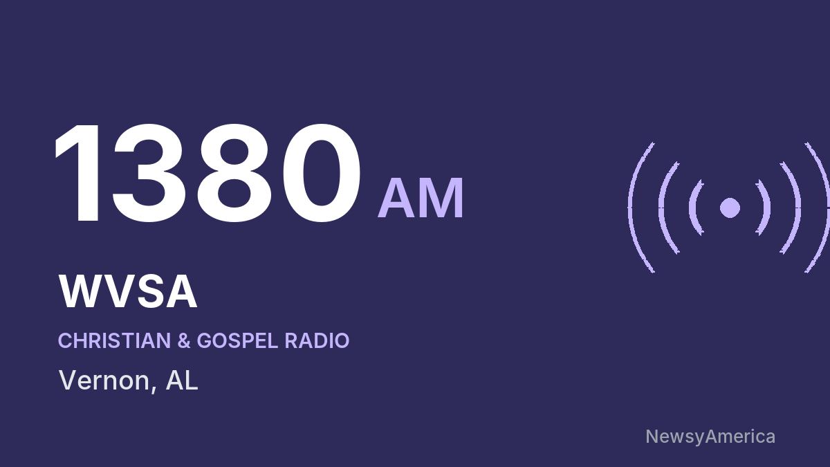 WVSA 1380 AM – Vernon
