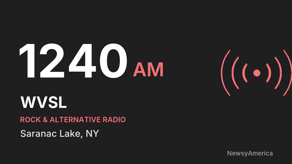 WVSL 1240 AM – Saranac Lake