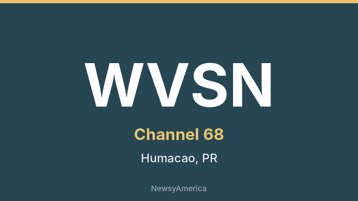 WVSN – Channel 68 Humacao
