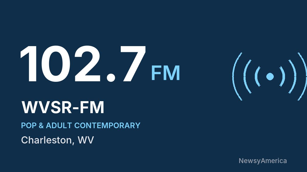 WVSR-FM 102.7 FM – Charleston