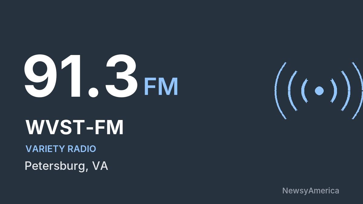 WVST-FM 91.3 FM – Petersburg