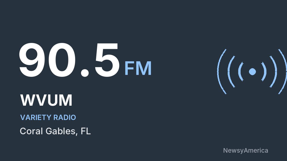 WVUM 90.5 FM – Coral Gables