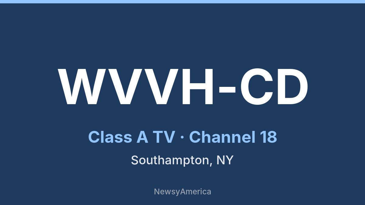 WVVH-CD – Channel 18 New York