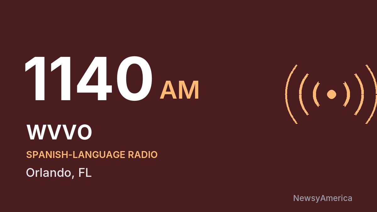 WVVO 1140 AM – Orlando