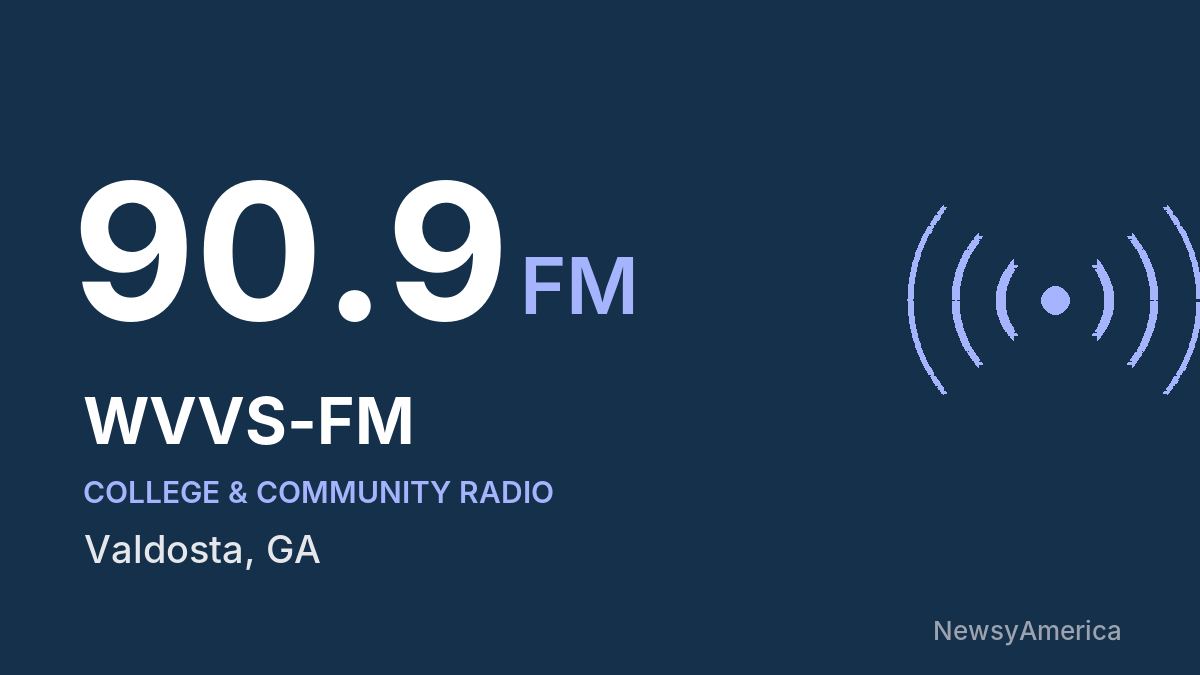 WVVS-FM 90.9 FM – Valdosta