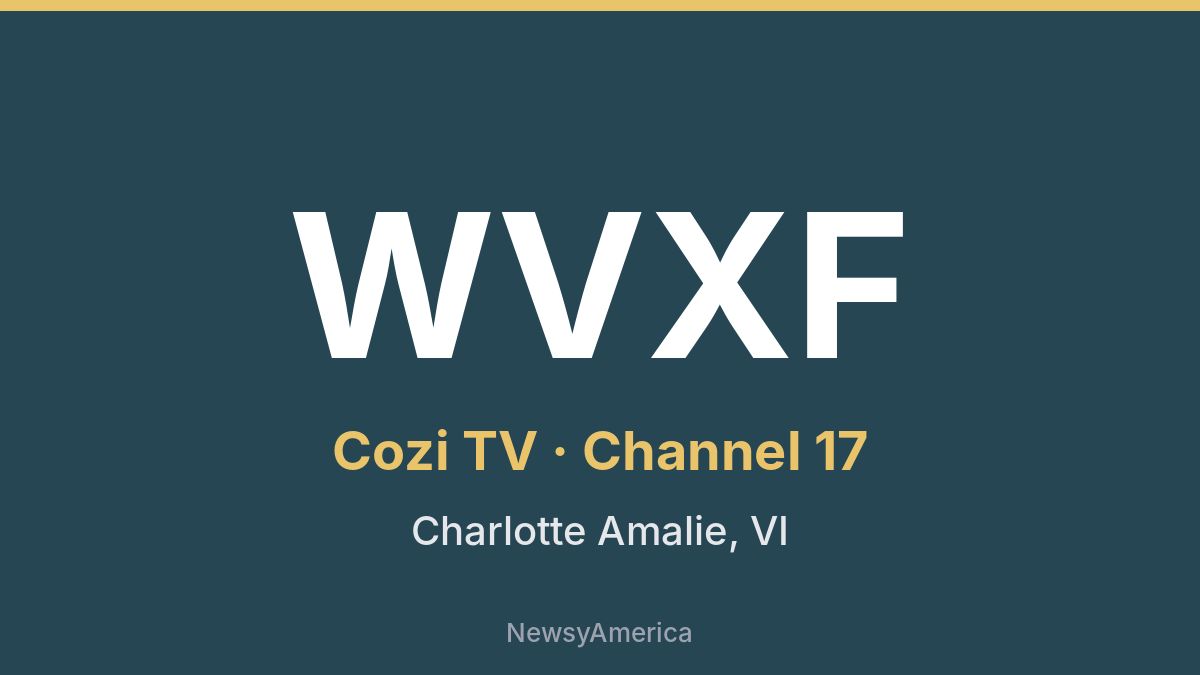 WVXF – Cozi TV 17 Charlotte Amalie
