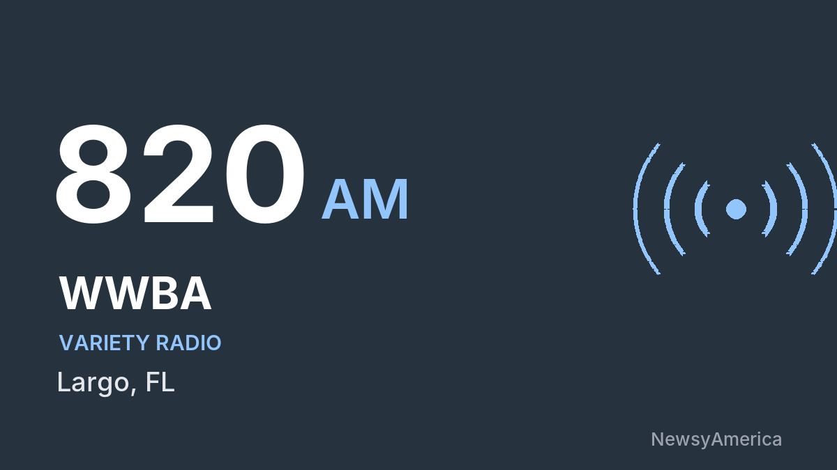 WWBA 820 AM – Largo