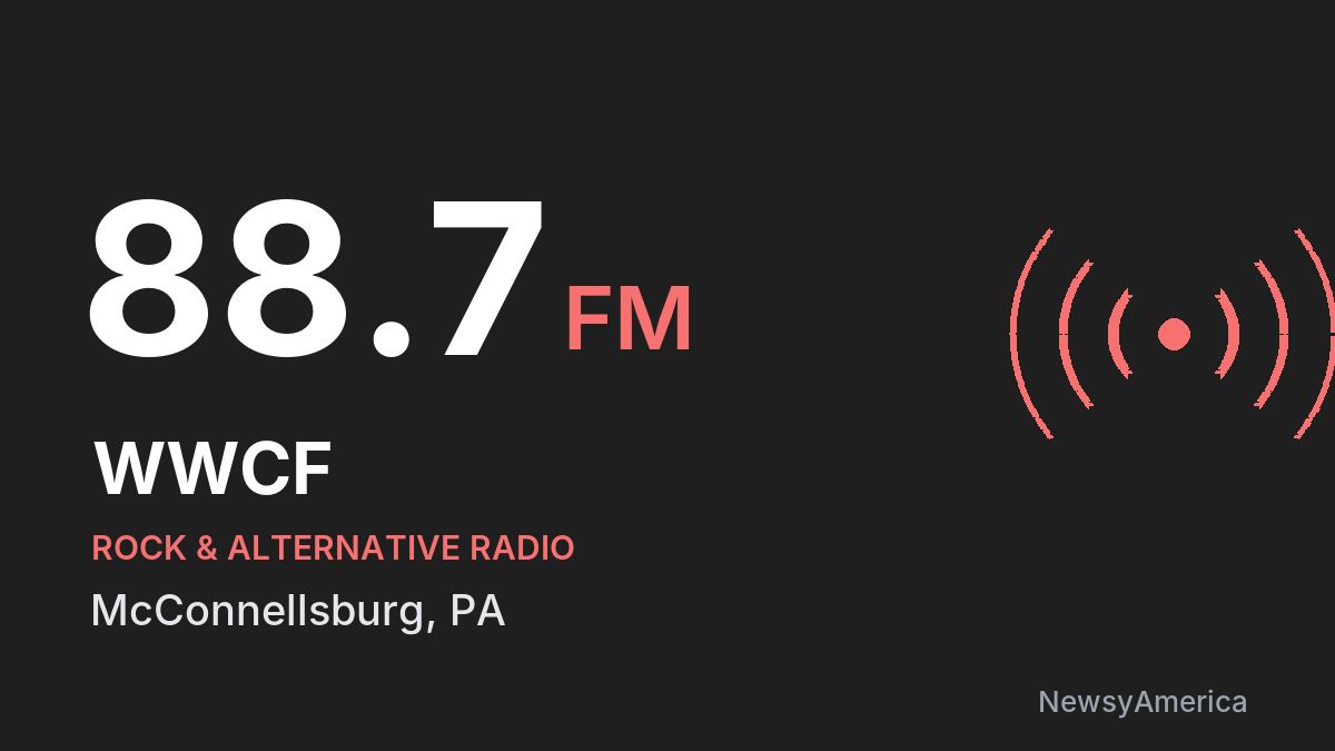 WWCF 88.7 FM – McConnellsburg