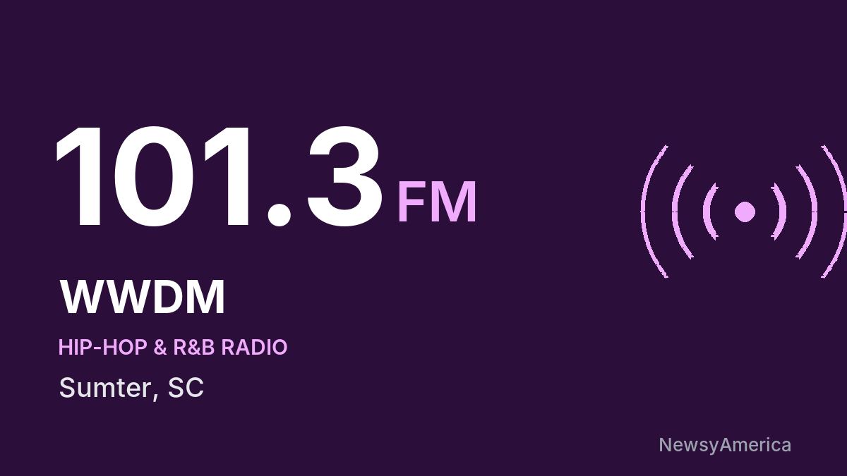 WWDM 101.3 FM – Sumter
