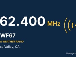 WWF67 NOAA Weather Radio 162.400 MHz, Grass Valley, CA