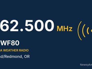 WWF80 NOAA Weather Radio 162.500 MHz, Bend/Redmond, OR