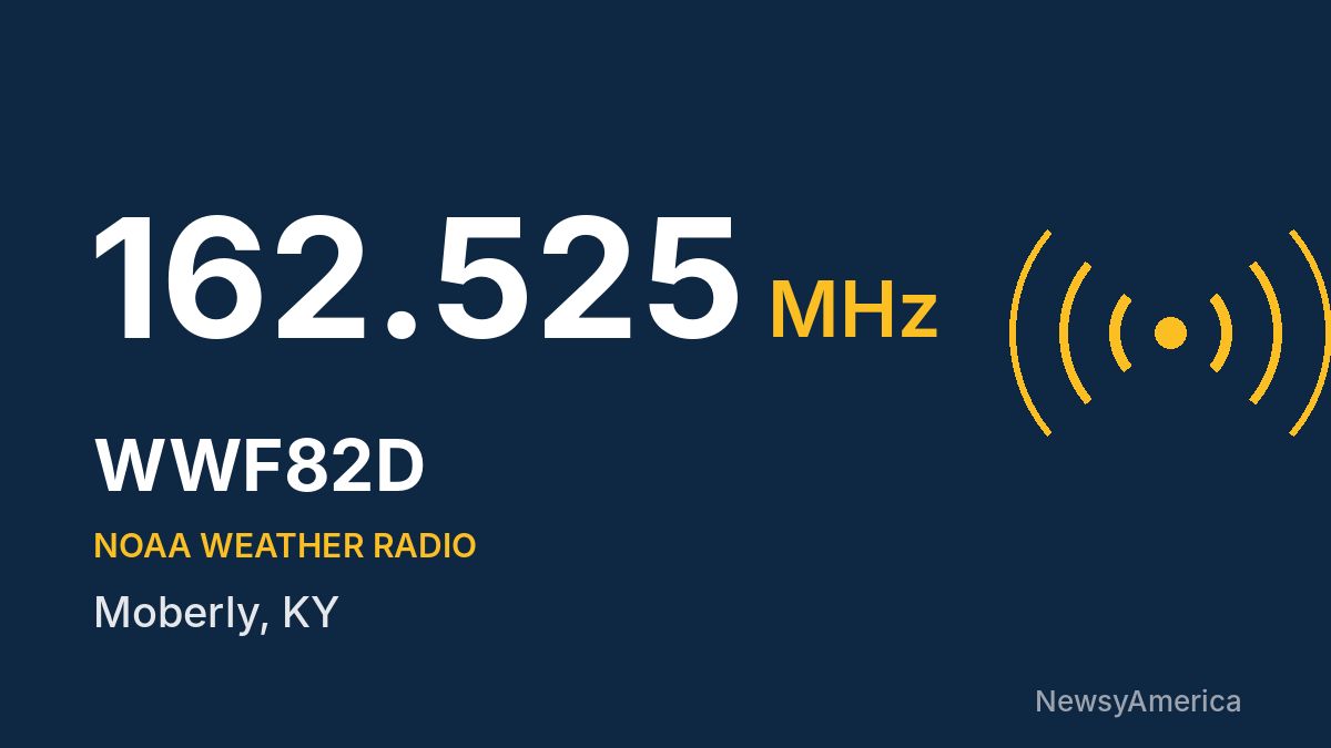 WWF82D NOAA Weather Radio 162.525 MHz – Moberly, KY