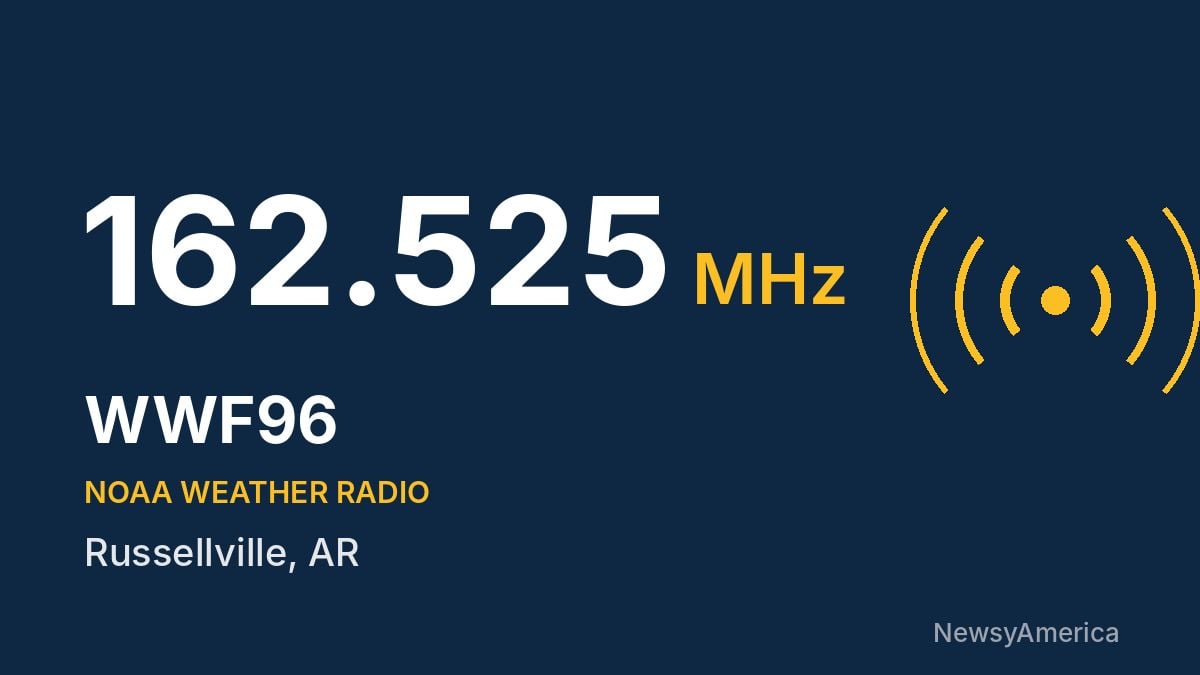 WWF96 NOAA Weather Radio 162.525 MHz – Russellville, AR