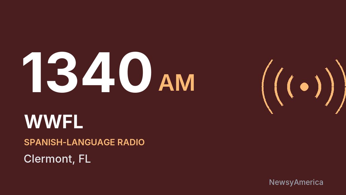 WWFL 1340 AM – Clermont