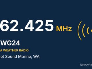 WWG24 NOAA Weather Radio 162.425 MHz, Puget Sound Marine, WA