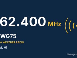 WWG75 NOAA Weather Radio 162.400 MHz, Maui, HI