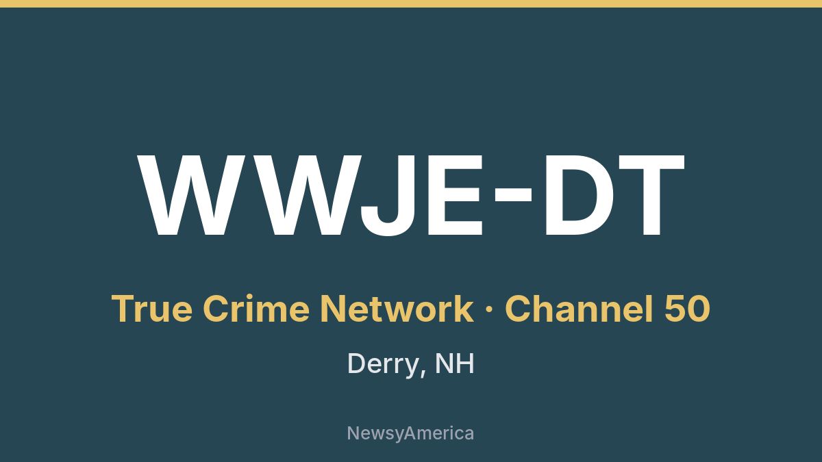 WWJE-DT – True Crime Network 50 Boston