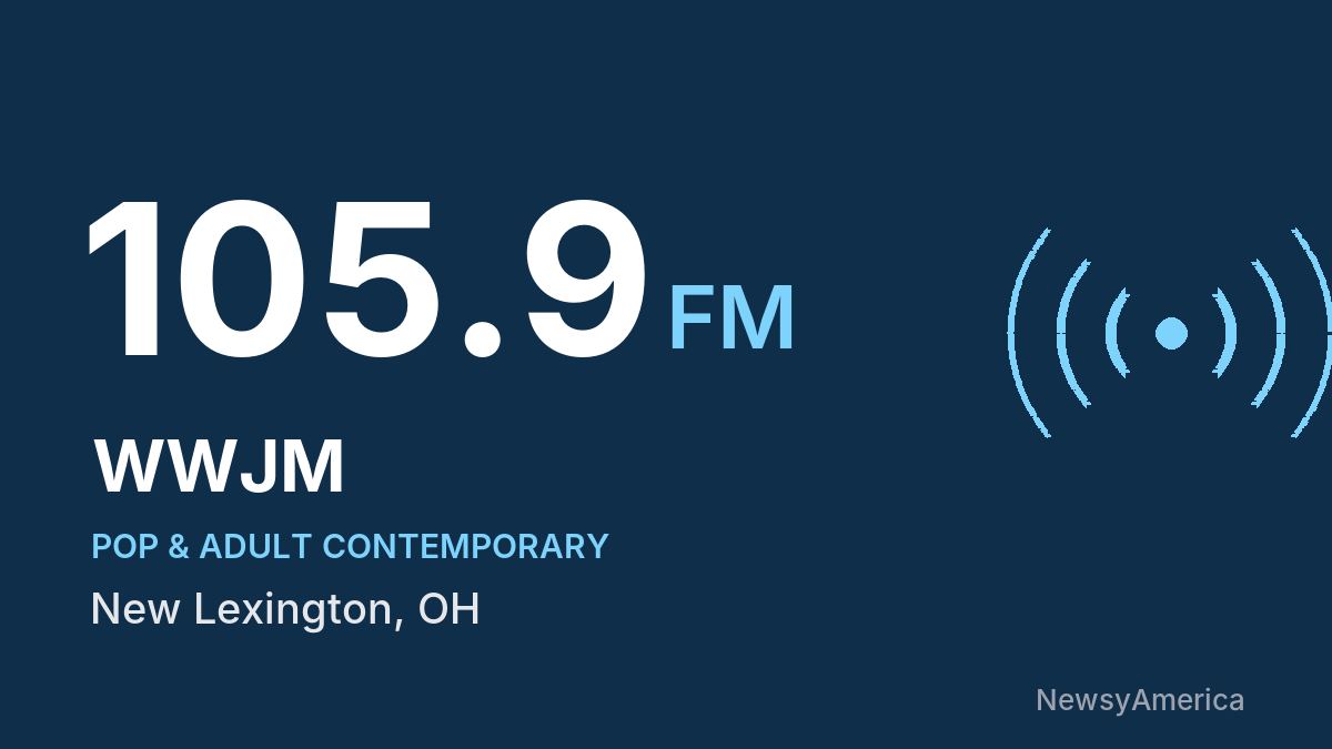 WWJM 105.9 FM – New Lexington
