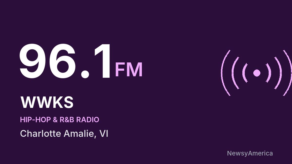 WWKS 96.1 FM – Charlotte Amalie