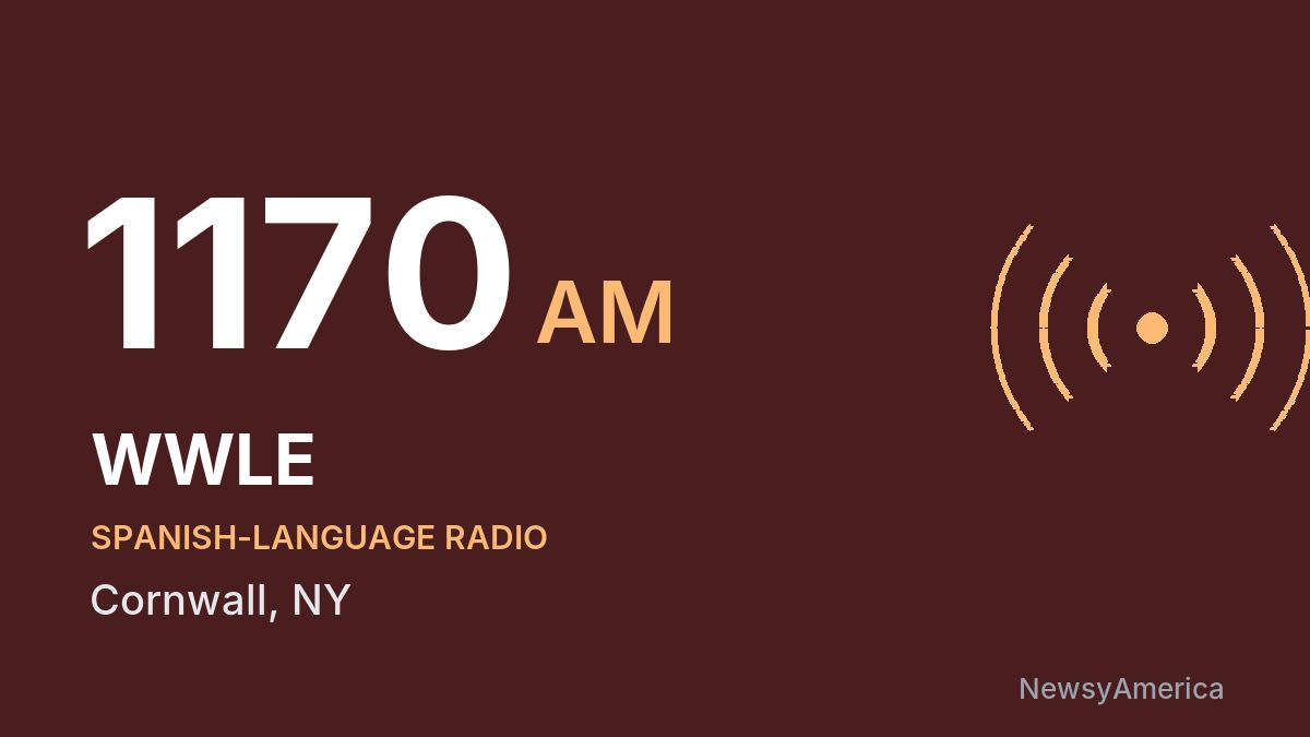 WWLE 1170 AM – Cornwall