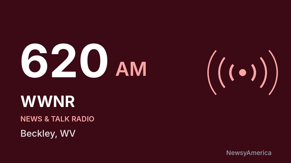 WWNR 620 AM – Beckley