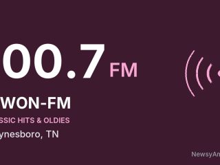 WWON-FM 100.7 FM, Waynesboro, TN
