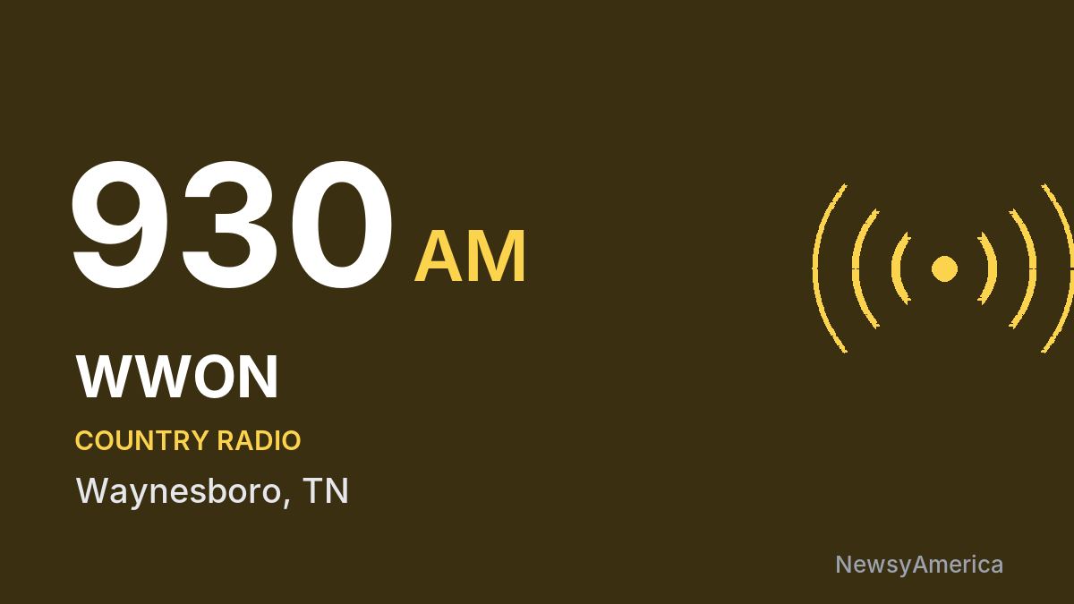 WWON 930 AM – Waynesboro