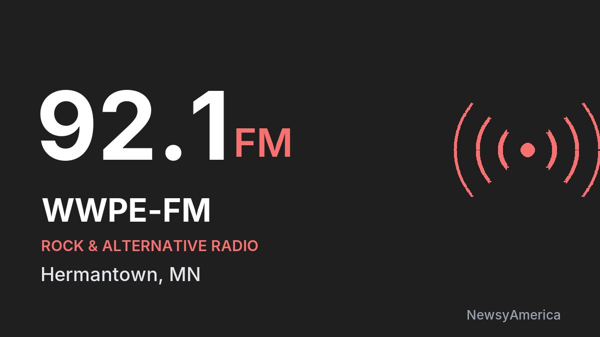 WWPE-FM 92.1 FM – Hermantown
