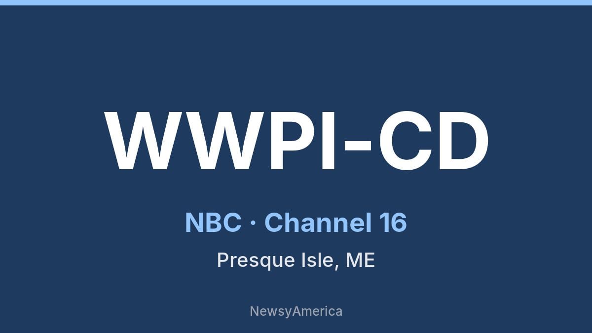WWPI-CD – NBC 16 Presque Isle