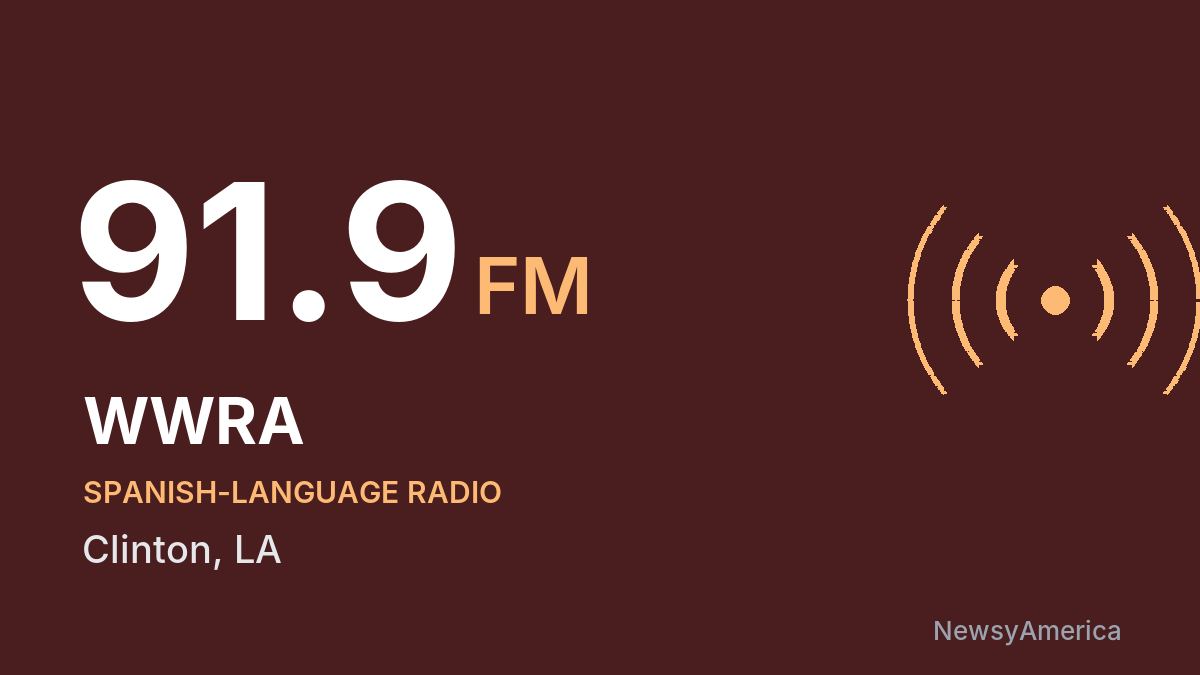 WWRA 91.9 FM – Clinton