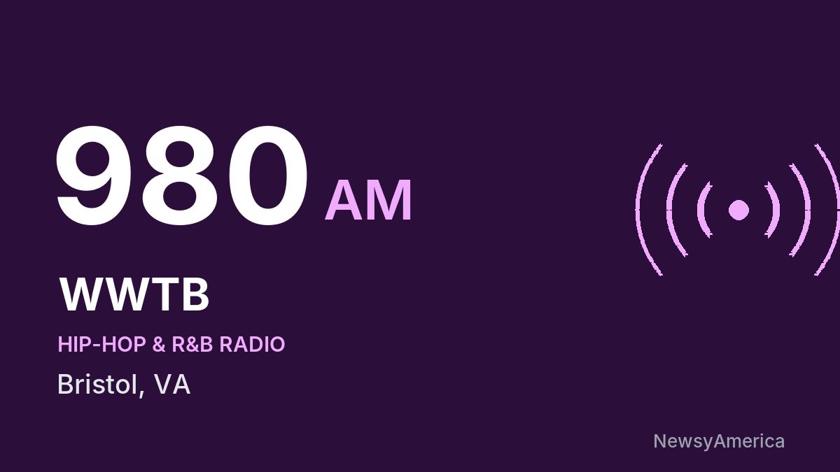WWTB 980 AM – Bristol