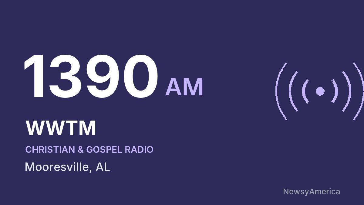 WWTM 1390 AM – Mooresville