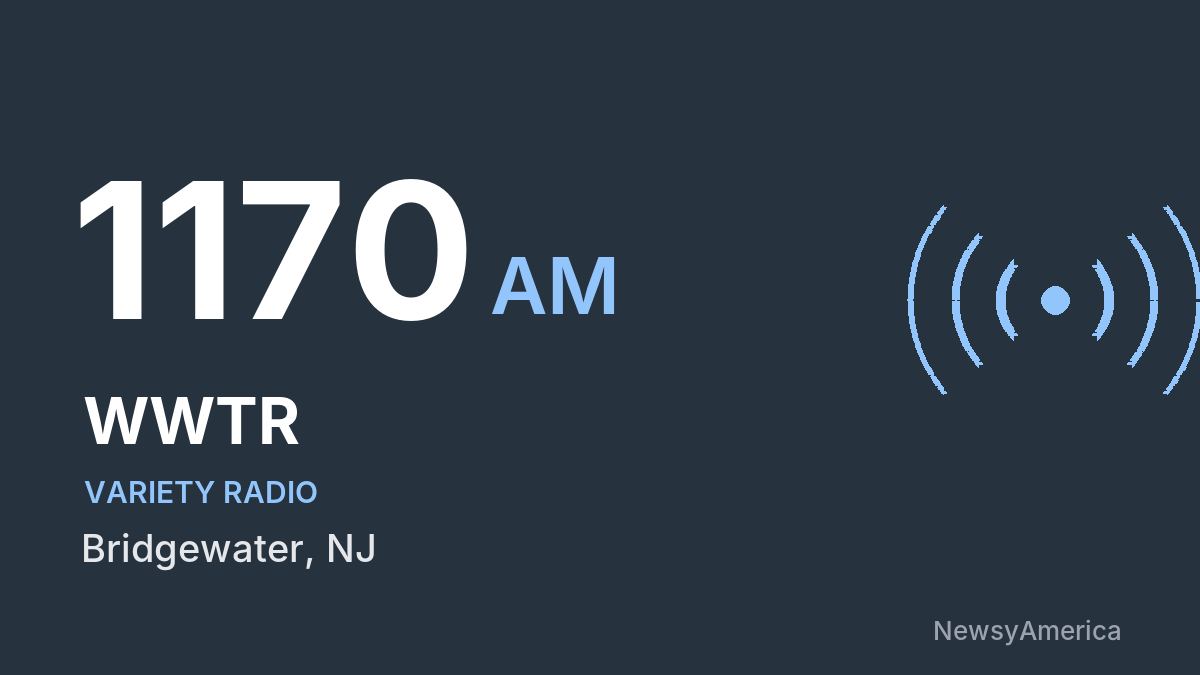 WWTR 1170 AM – Bridgewater