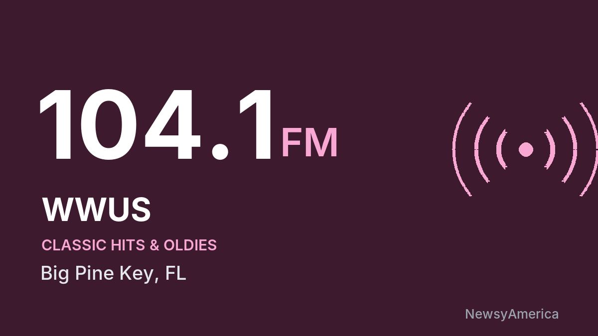 WWUS 104.1 FM – Big Pine Key