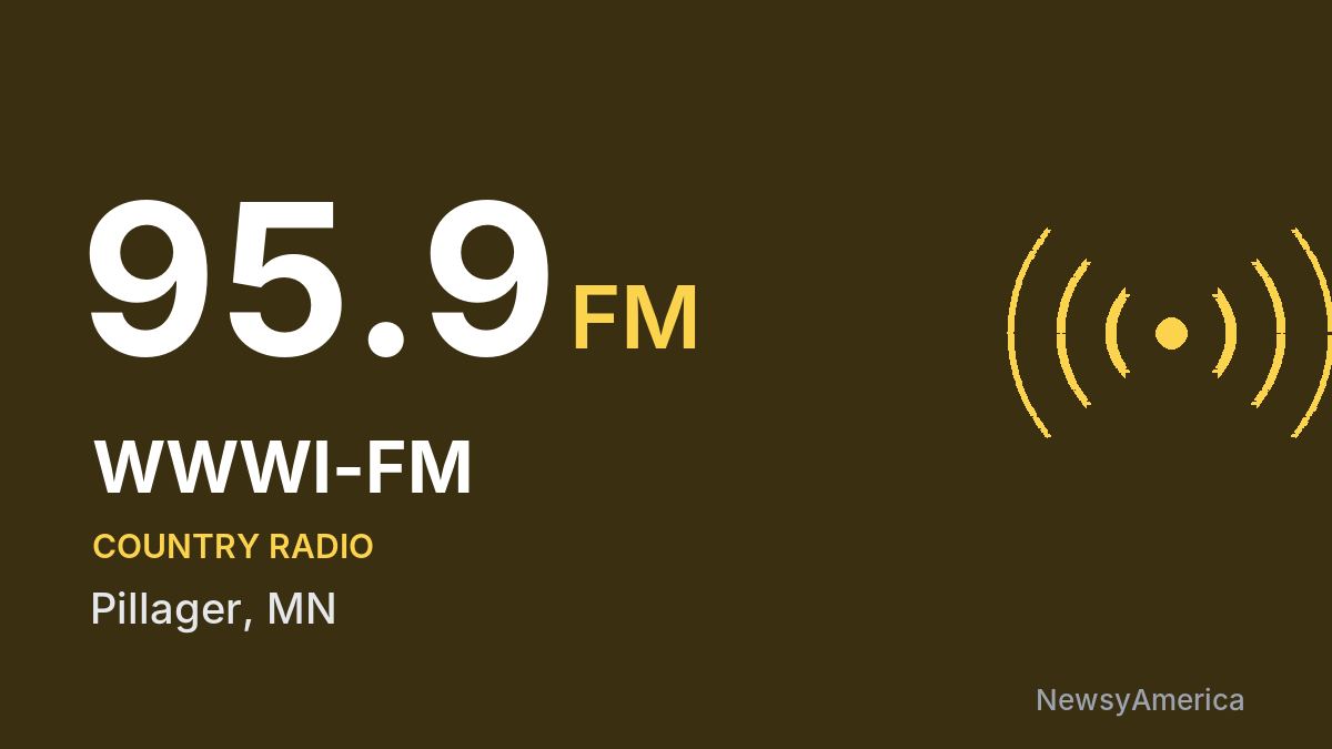 WWWI-FM 95.9 FM – Pillager